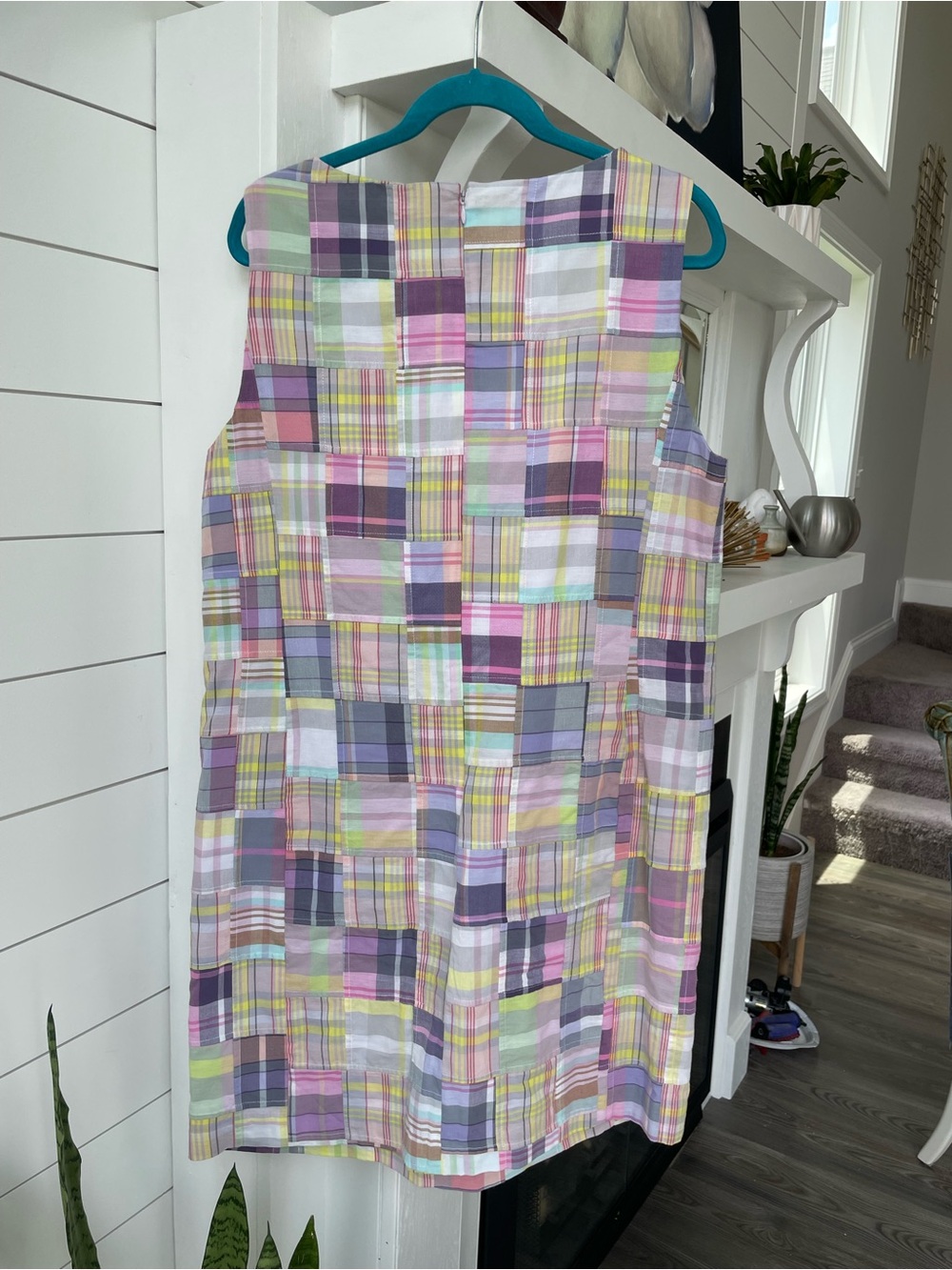 Brooks Brothers Madras Patchwork Plaid Dress - Picture 2 of 6
